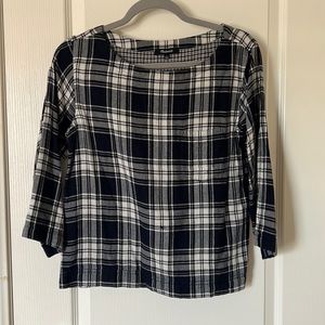 Plaid madewell top
